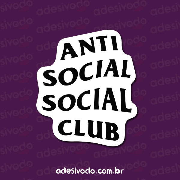 Adesivo Anti Social Club