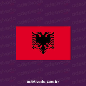 Adesivo Bandeira Albania