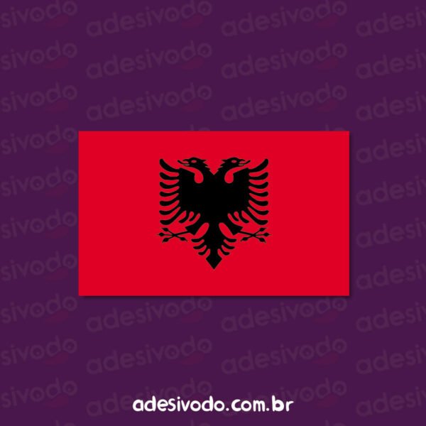 Adesivo Bandeira Albania