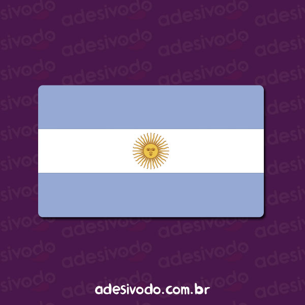Adesivo Bandeira Argentina