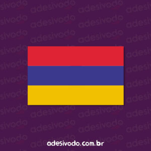 Adesivo Bandeira Armenia