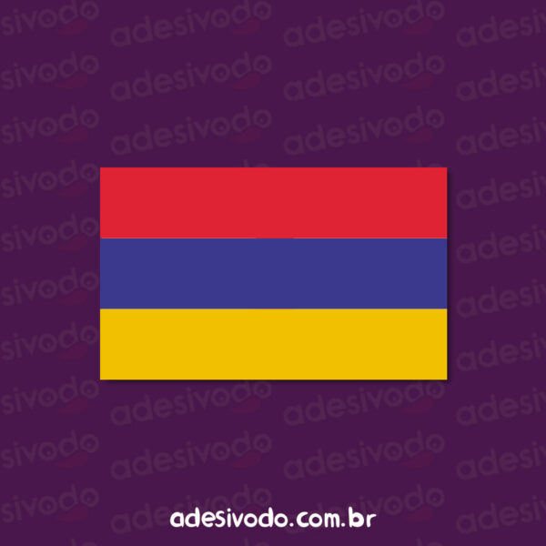 Adesivo Bandeira Armenia