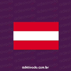 Adesivo Bandeira Áustria
