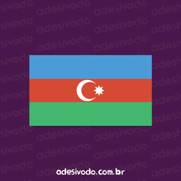 Adesivo Bandeira Azerbaijão