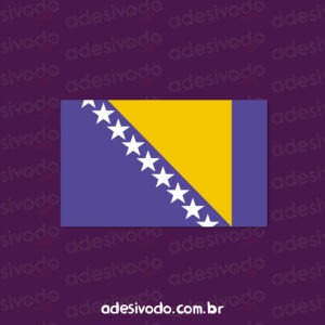 Adesivo Bandeira bosnia e Herzegovina