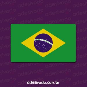 Adesivo Bandeira Brasil