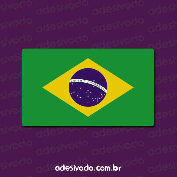 Adesivo Bandeira Brasil