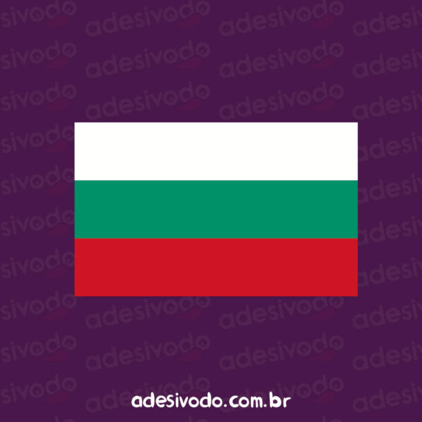 Adesivo Bandeira Bulgaria