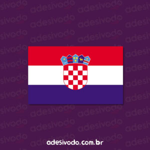 Adesivo Bandeira Croacia