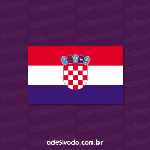 Adesivo Bandeira Croacia