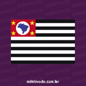Adesivo Bandeira São Paulo