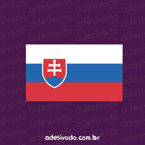 Adesivo Bandeira Eslováquia