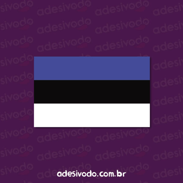 Adesivo Bandeira Estônia