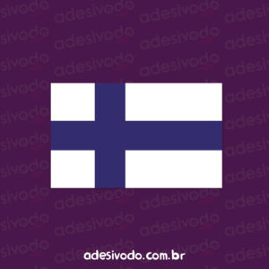 Adesivo Bandeira Finlândia