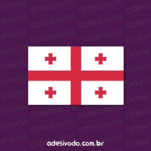 Adesivo Bandeira Georgia