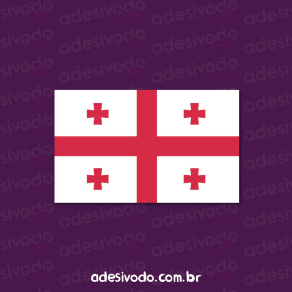 Adesivo Bandeira Georgia