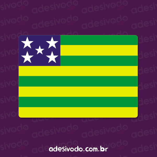 Adesivo Bandeira Goias