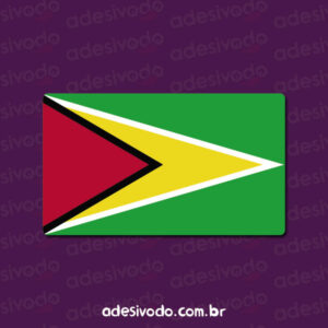 Adesivo Bandeira Guiana