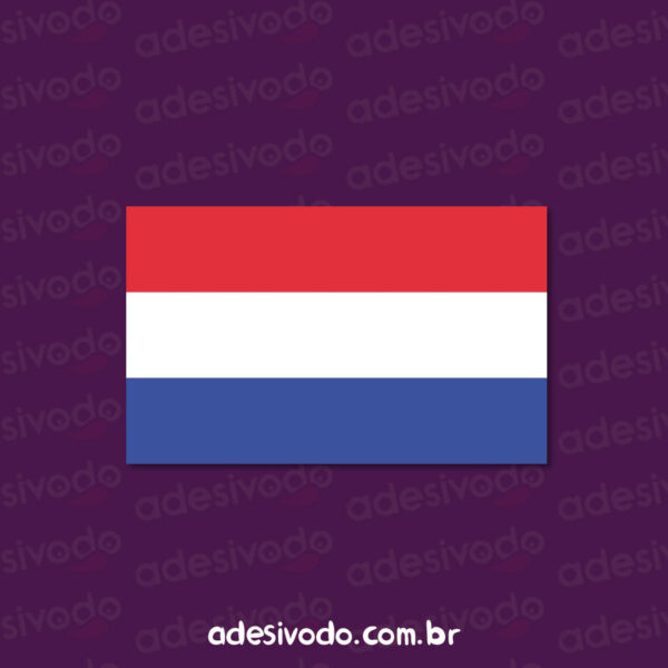 Adesivo Bandeira Holanda