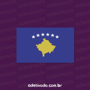 Adesivo Bandeira Kosovo