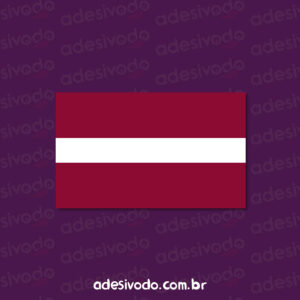 Adesivo Bandeira Letonia