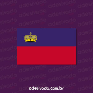 Adesivo Bandeira Liechteinstein