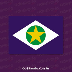 Adesivo Bandeira Mato Grosso