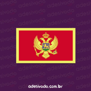 Adesivo Bandeira Montenegro