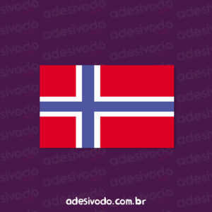 Adesivo Bandeira Noruega