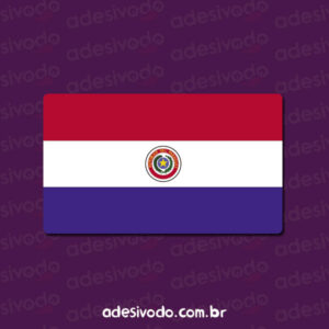 Adesivo Bandeira Paraguai