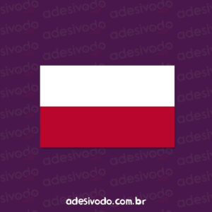 Adesivo Bandeira Polonia