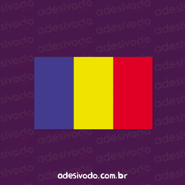 Adesivo Bandeira Romenia