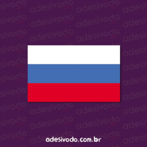 Adesivo Bandeira Russia