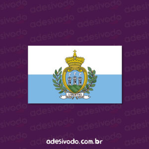 Adesivo Bandeira San Marino