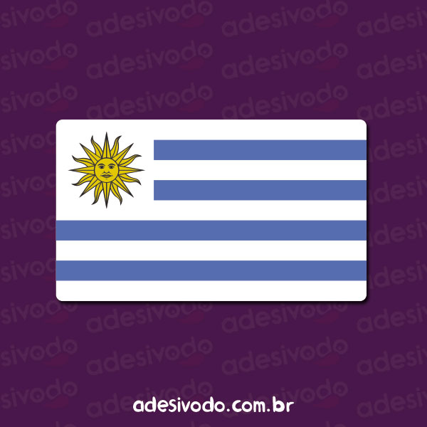 Adesivo Bandeira Uruguai