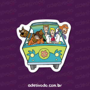Adesivo Carro Van Scooby Doo