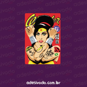 Adesivo da Amy Winehouse Wonder Woman