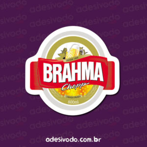 Adesivo de Cerveja Brahma