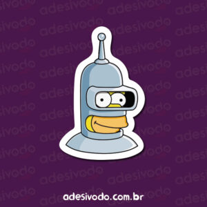 Adesivo do Bender Homer