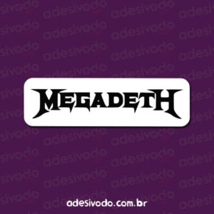 Adesivo do Megadeth