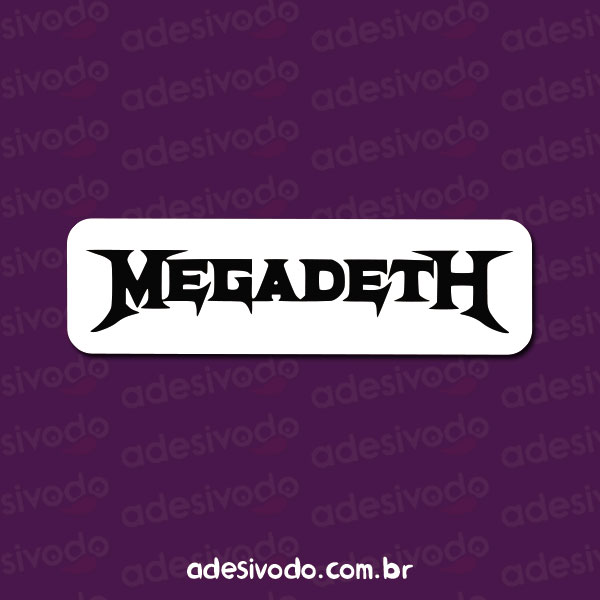 Adesivo do Megadeth