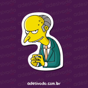 Adesivo do Mr Burns Simpsons