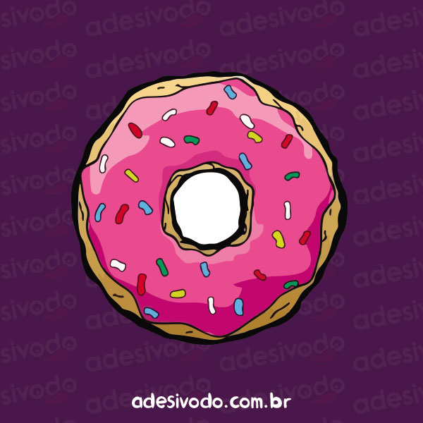 Adesivo Donuts Simpsons
