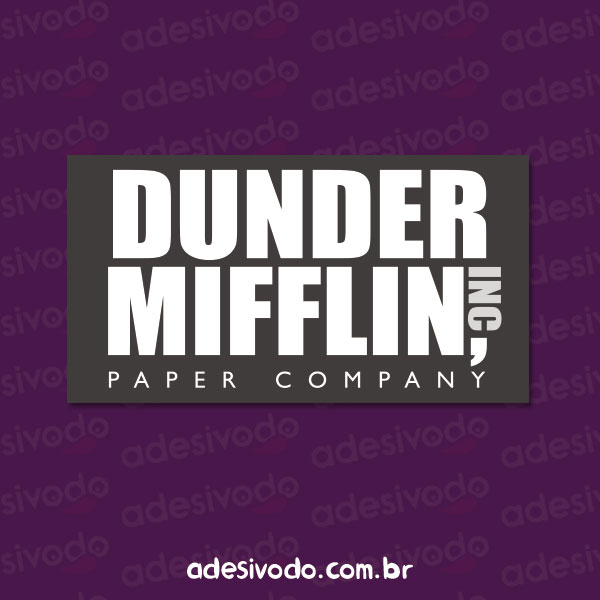 Adesivo Dunder Mifflin
