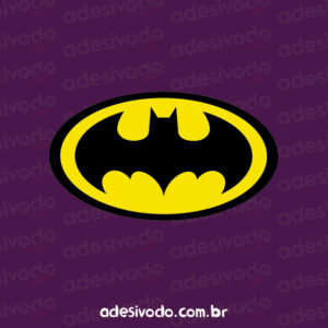 Adesivo Escudo do Batman logotipo