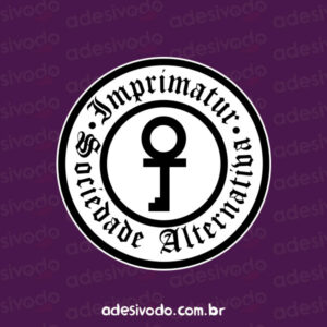 Adesivo Imprimatur Sociedade Alternativa