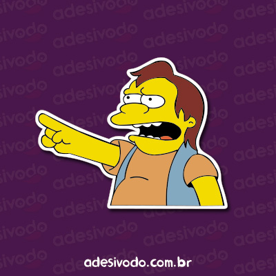 Adesivo Nelson Simpsons
