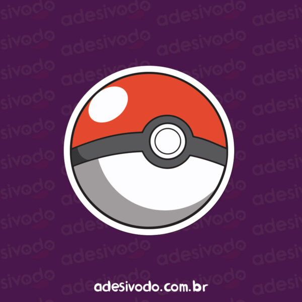 Adesivo Pokebola Pokemon