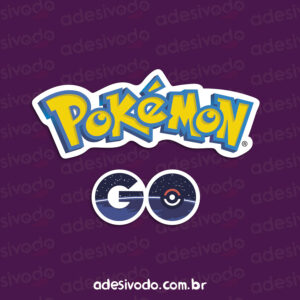 Adesivo Pokemon Go Logotipo