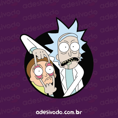 Adesivo Rick and Morty